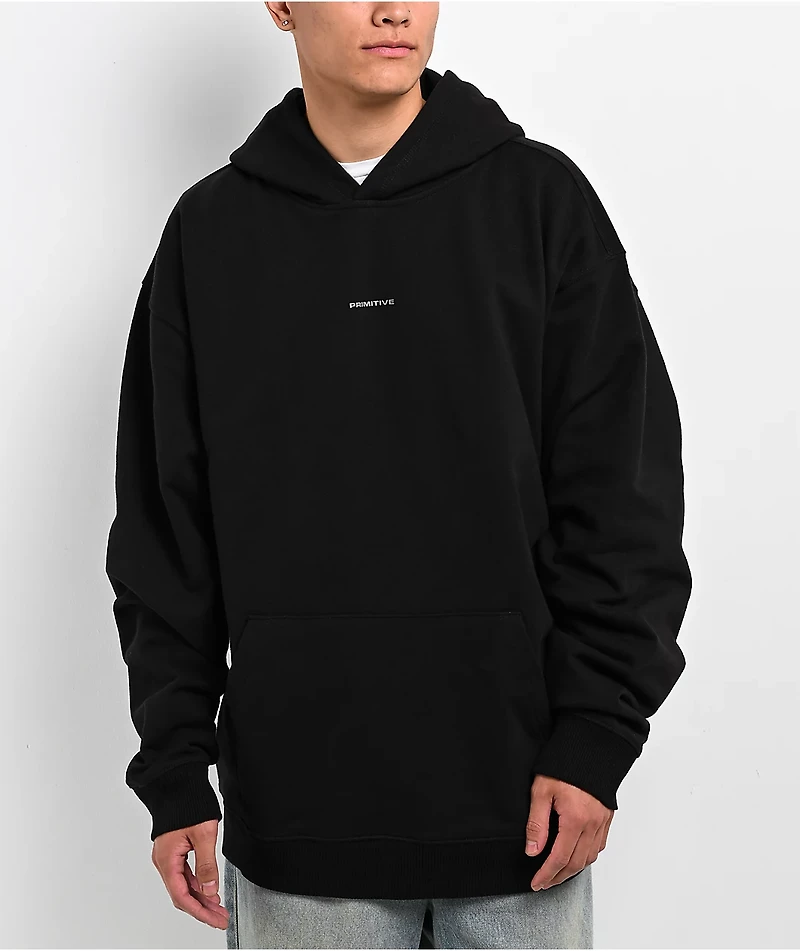 Primitive Euro Black Heavyweight Hoodie