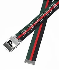 Primitive Euro Green Web Belt