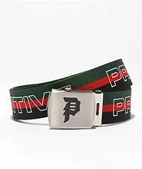 Primitive Euro Green Web Belt