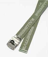 Primitive Euro Sage Green Web Belt