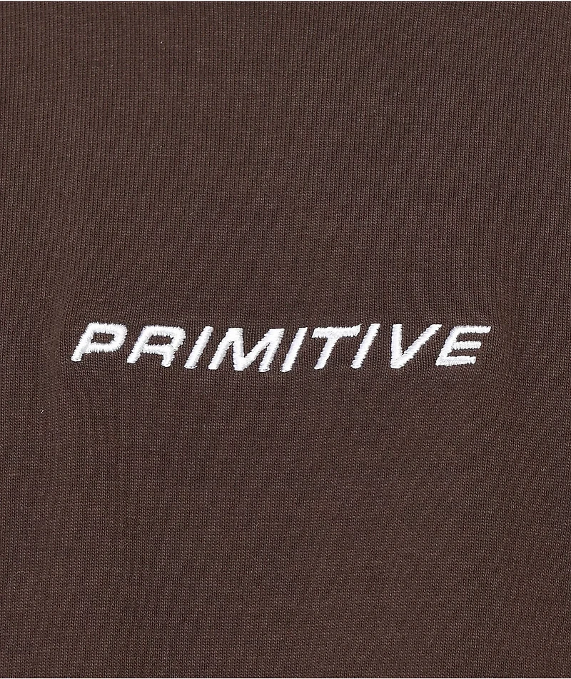 Primitive Euro Slant Brown T-Shirt