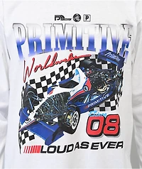 Primitive Finish Line White Long Sleeve T-Shirt