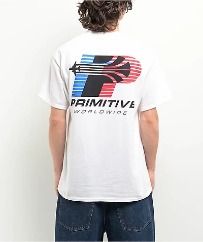 Primitive First Class White T-Shirt
