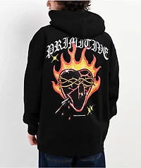 Primitive Flames Black Zip Hoodie