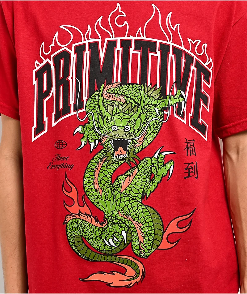Primitive Fortune Red T-Shirt
