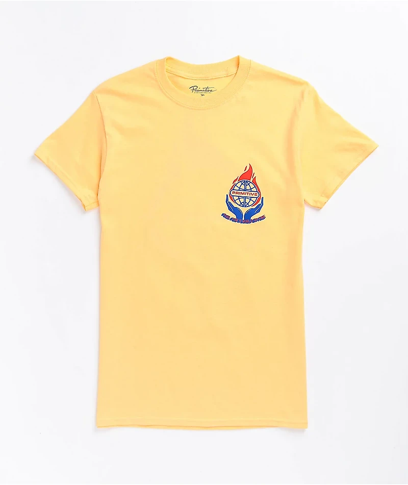 Primitive Fuel Yellow T-Shirt