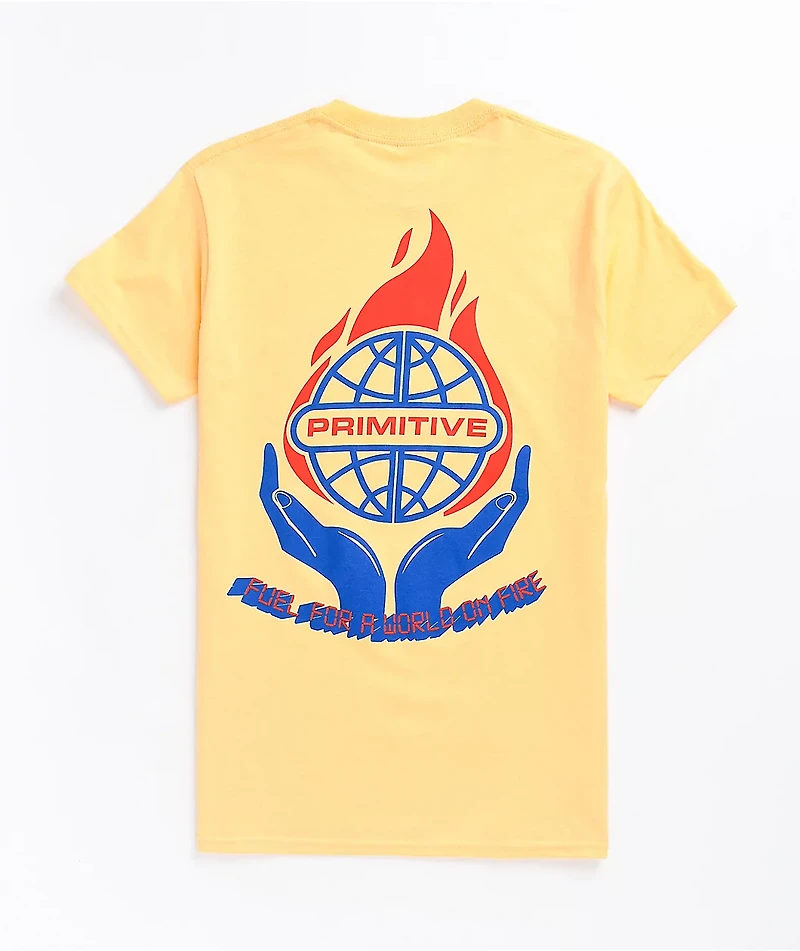 Primitive Fuel Yellow T-Shirt