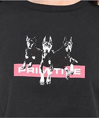 Primitive Gatekeepers Black Crop T-Shirt