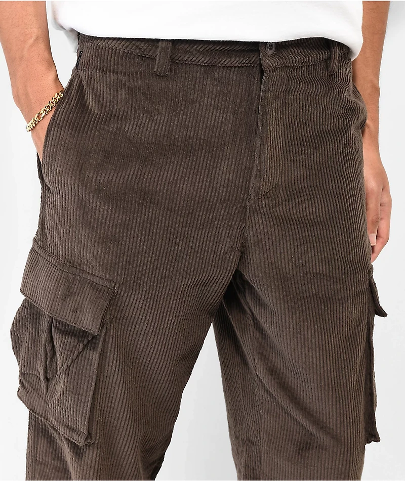 Primitive Genesis Brown Corduroy Cargo Pants
