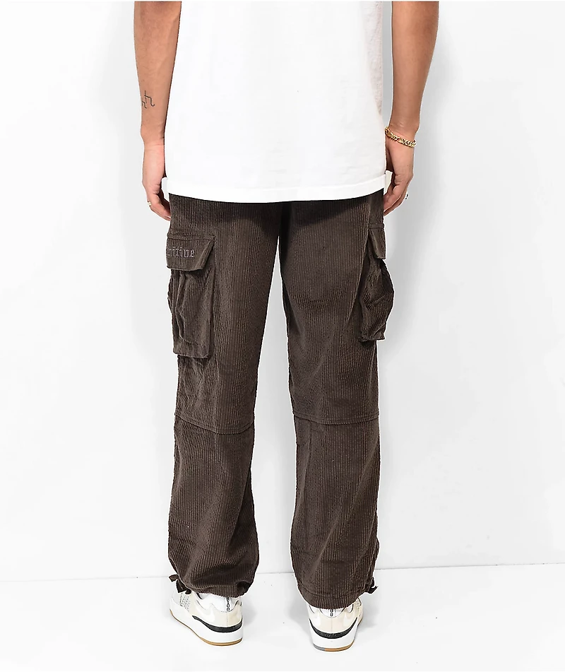 Primitive Genesis Brown Corduroy Cargo Pants