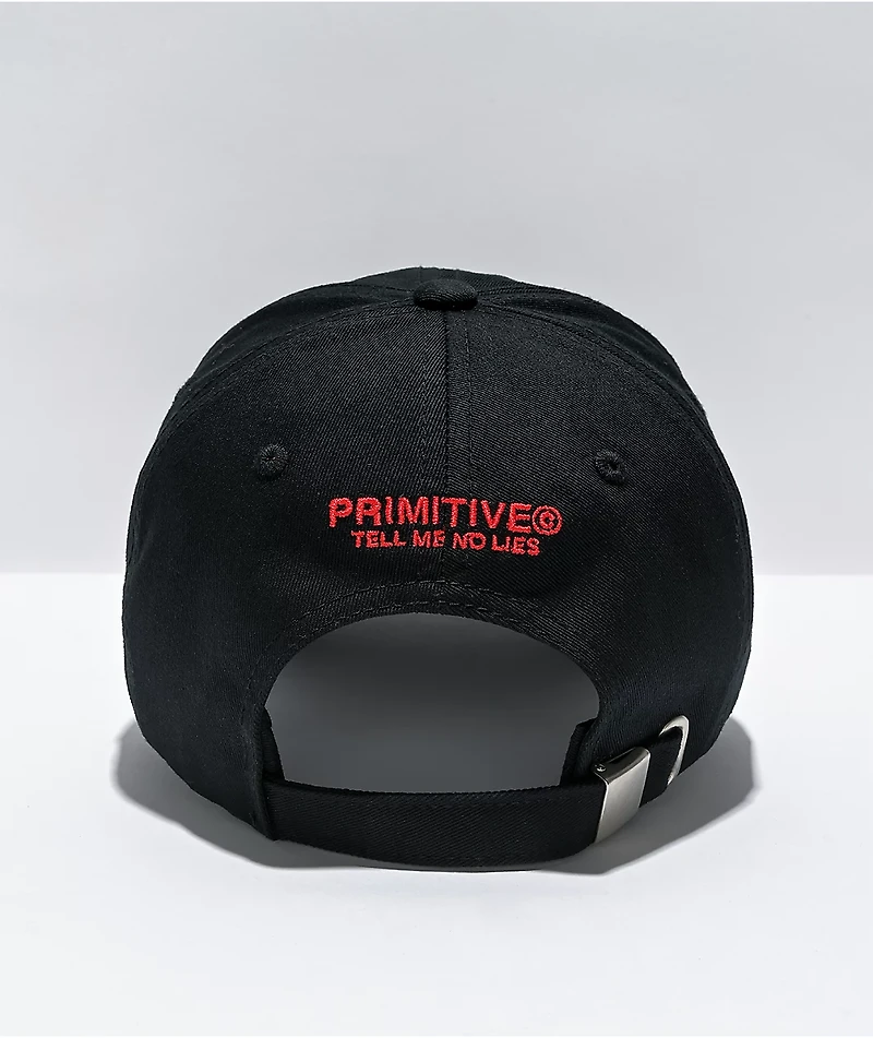 Primitive Heartbreakers Black Strapback Hat