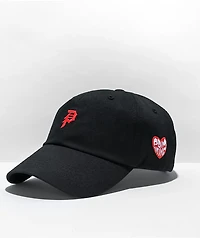 Primitive Heartbreakers Black Strapback Hat