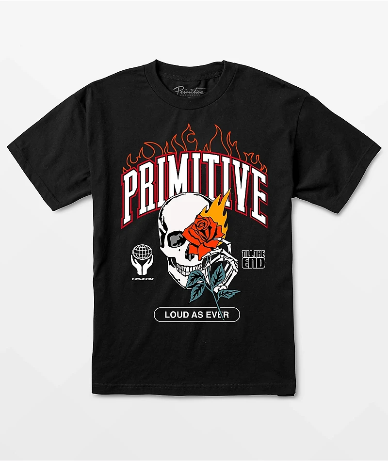 Primitive Heat Black T-Shirt