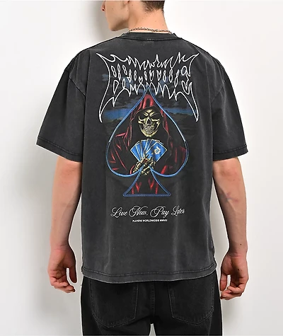 Primitive Henderson Black Wash Heavyweight T-Shirt