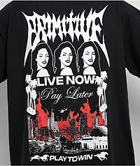 Primitive High Risk Black Heavyweight T-Shirt