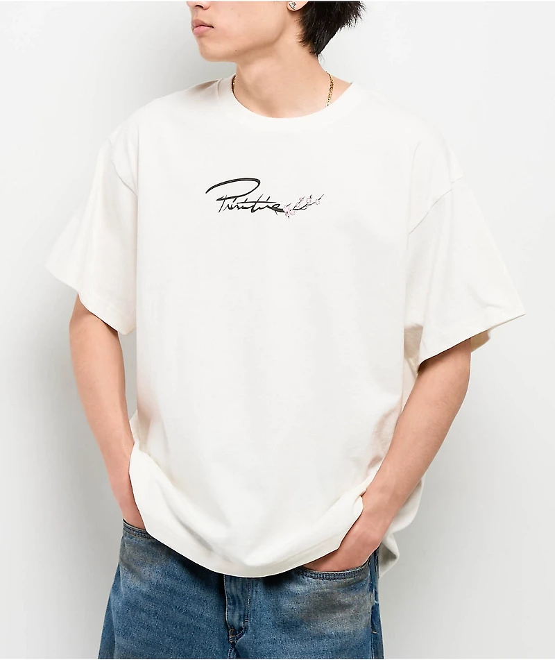 Primitive Hills Cream Heavyweight T-Shirt