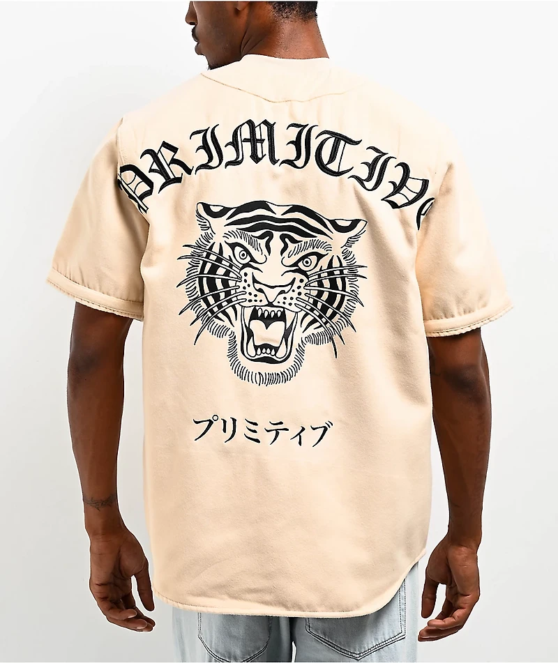 Primitive Hiro Cream Baseball Jersey