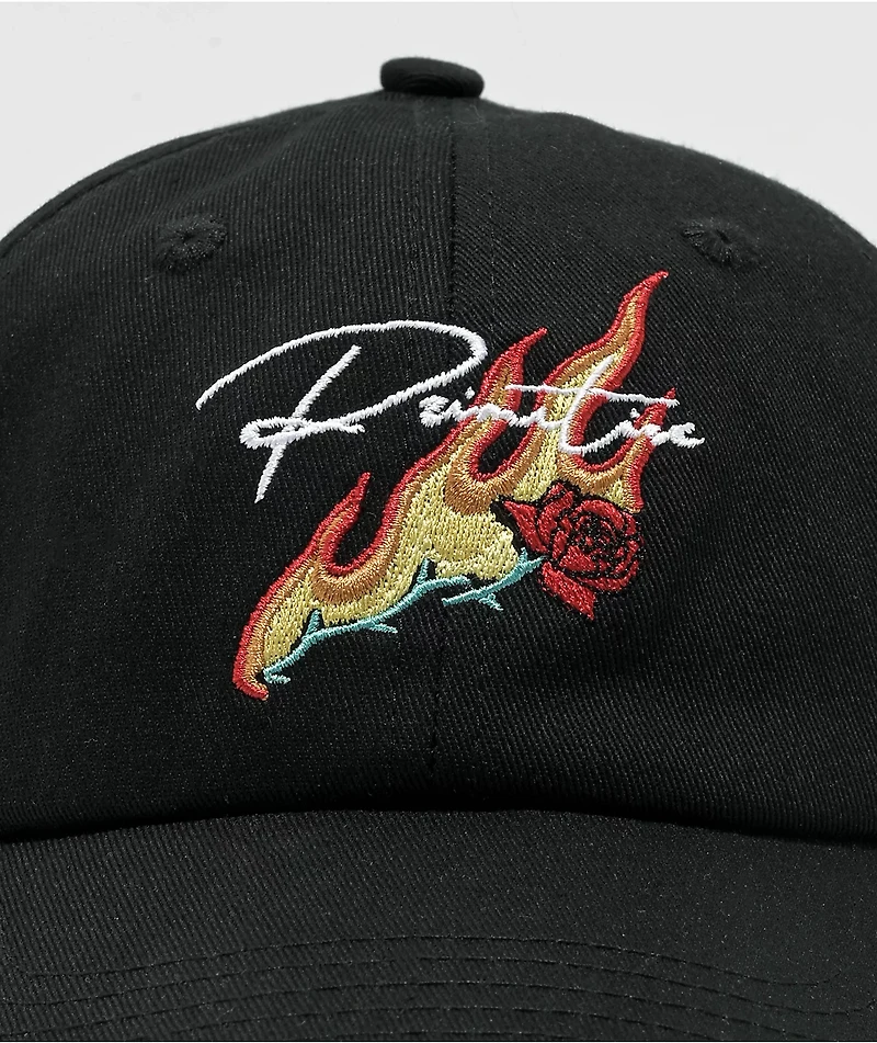 Primitive Hope Black Strapback Hat