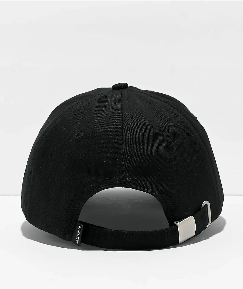 Primitive Hope Black Strapback Hat