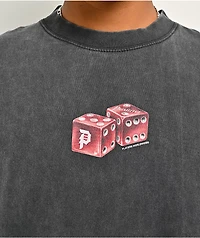 Primitive Hot Streak Grey Wash Heavyweight T-Shirt