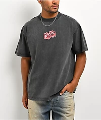 Primitive Hot Streak Grey Wash Heavyweight T-Shirt