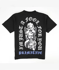Primitive Kids Dedication Black Heavyweight T-Shirt