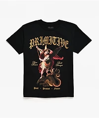 Primitive Kids Defend Black T-Shirt
