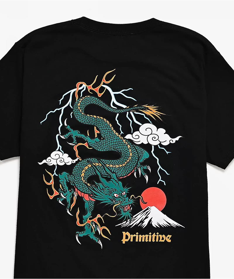 Primitive Kids Meltdown Black T-Shirt