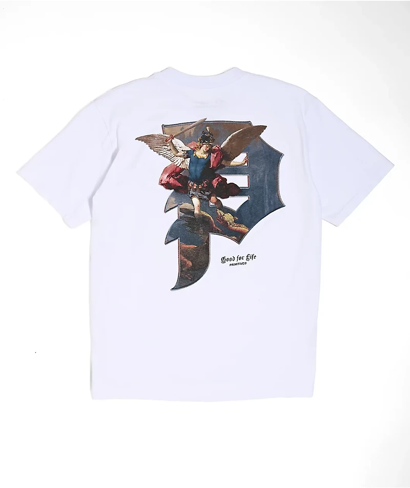 Primitive Kids Redemption White Heavyweight T-Shirt