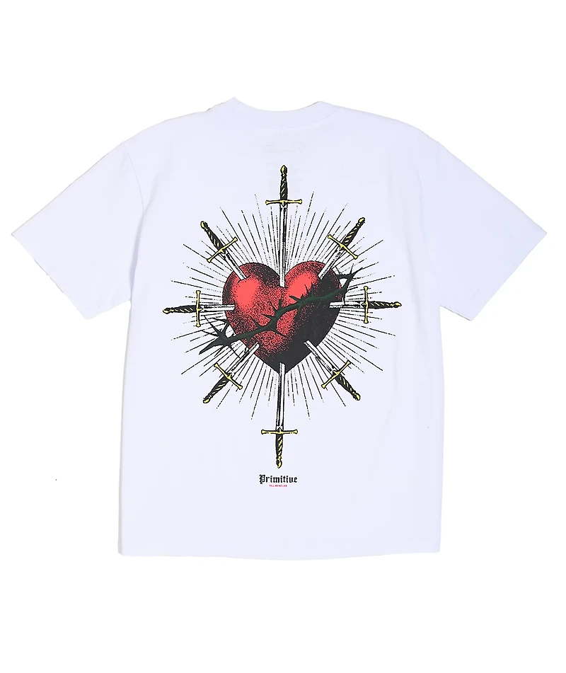 Primitive Kids Saint White Heavyweight T-Shirt