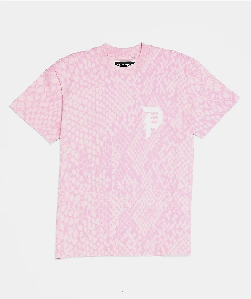 Primitive Kids Scales Pink Heavyweight T-Shirt