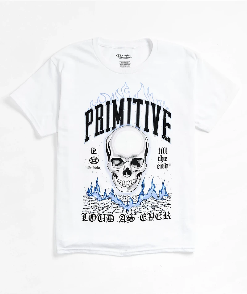 Primitive Kids Scorcher White T-Shirt