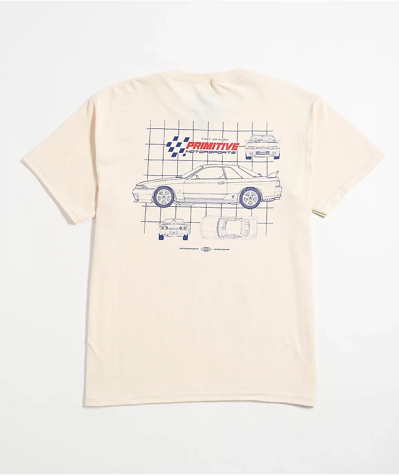 Primitive Kids Specs Natural T-Shirt