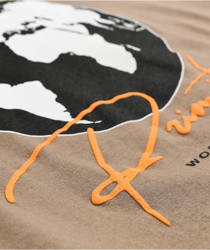 Primitive Kingdom Safari Brown T-Shirt