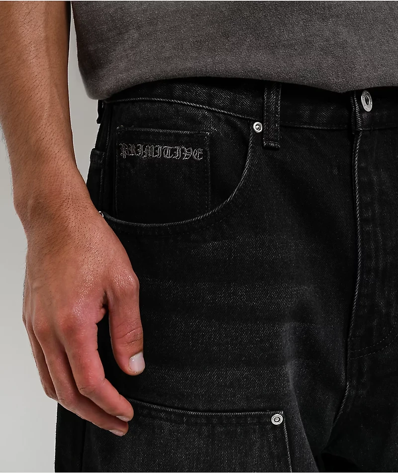 Primitive Kyoto Black Wash Carpenter Jeans