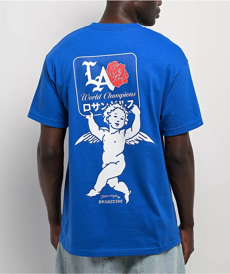 Primitive LA Champs Blue T-Shirt
