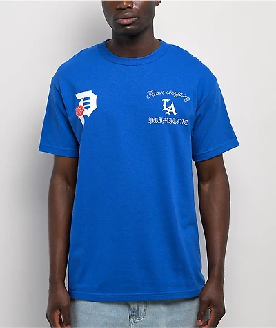 Primitive LA Champs Blue T-Shirt