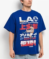 Primitive Last Pitch Blue Heavyweight T-Shirt