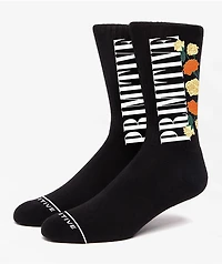 Primitive Layne Black Crew Socks
