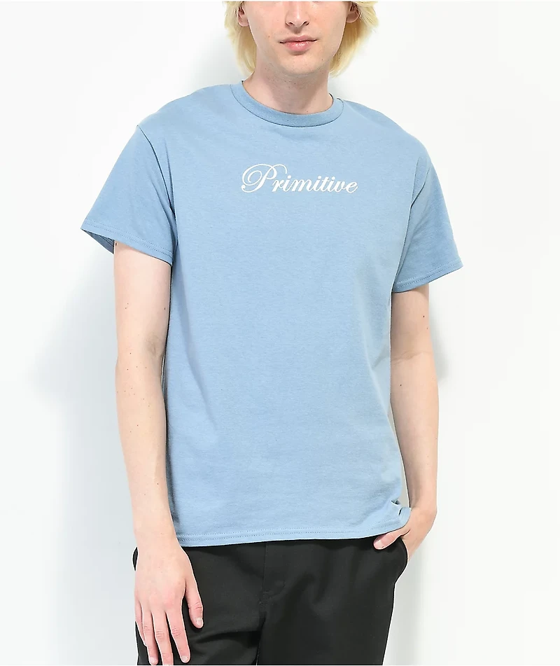 Primitive Lucky Light Blue T-Shirt