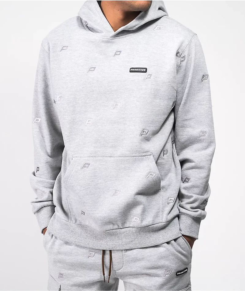 Primitive Mateo Grey Hoodie