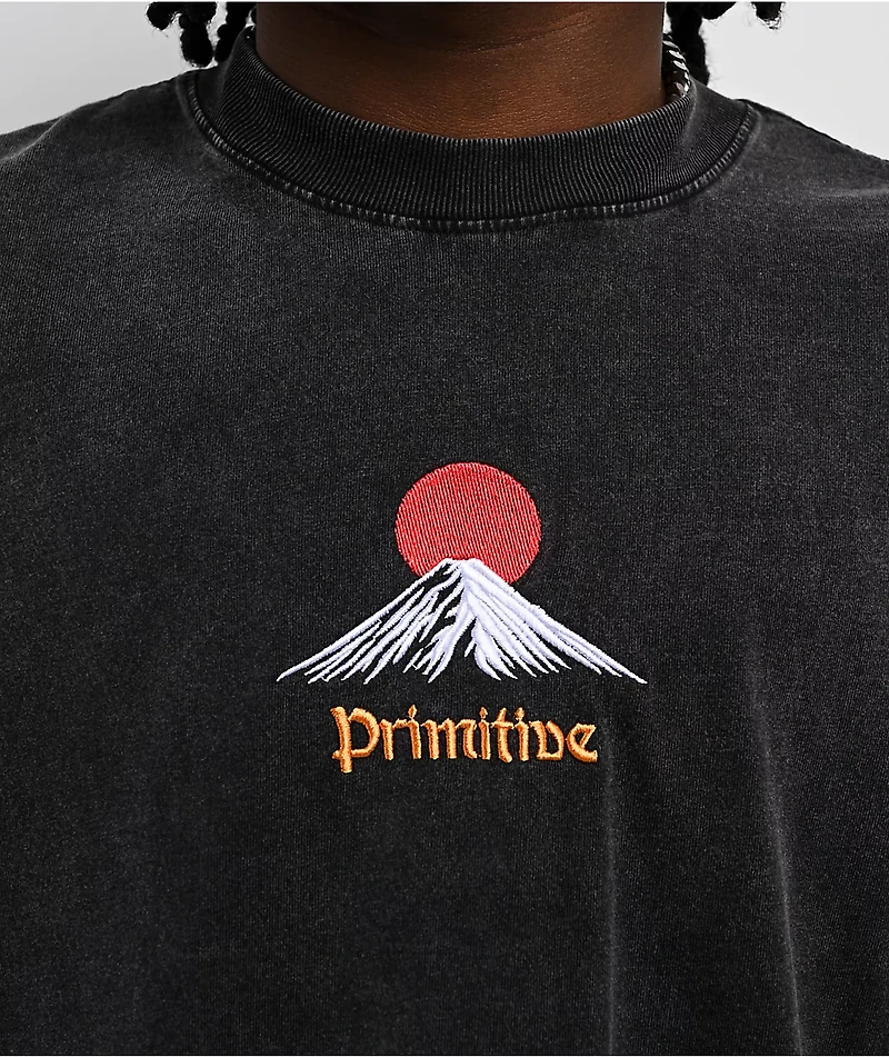 Primitive Meltdown Black Heavyweight T-Shirt