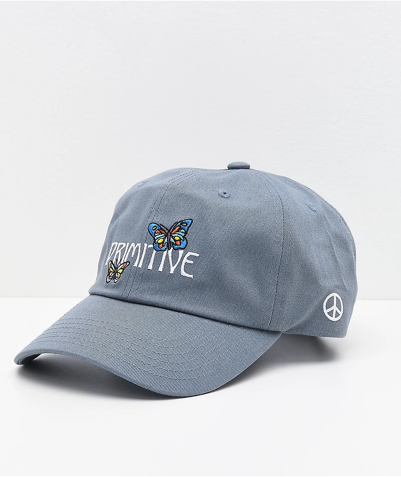 Primitive Mental Wealth Slate Strapback Hat