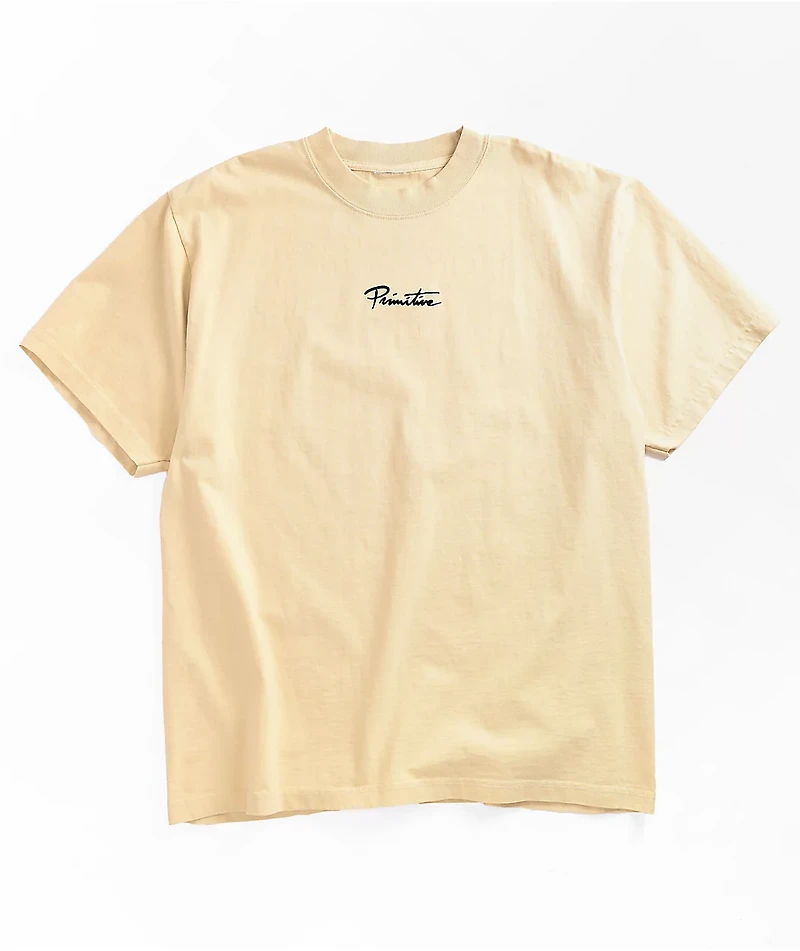 Primitive Mini Nuevo Cream T-Shirt