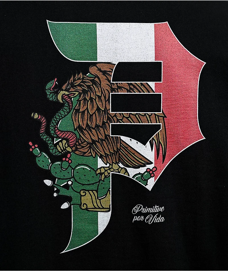 Primitive National Dirty P Black Heavyweight T-Shirt