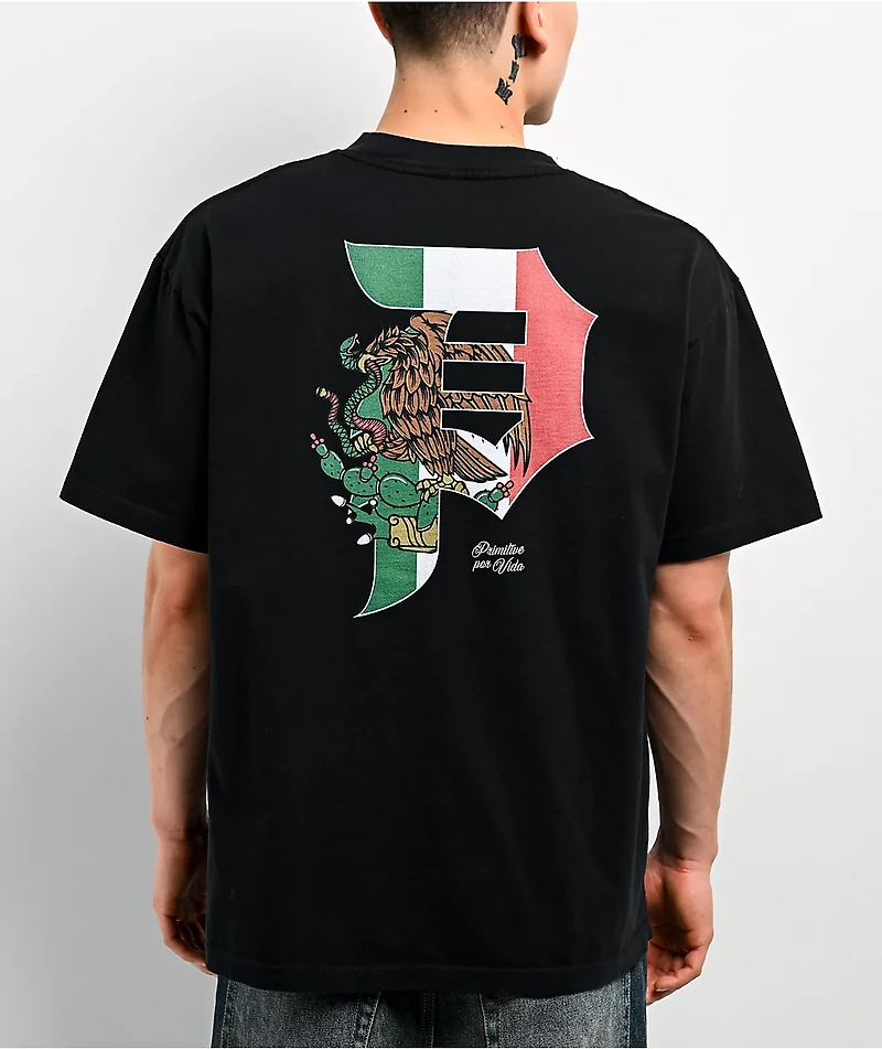 Primitive National Dirty P Black Heavyweight T-Shirt