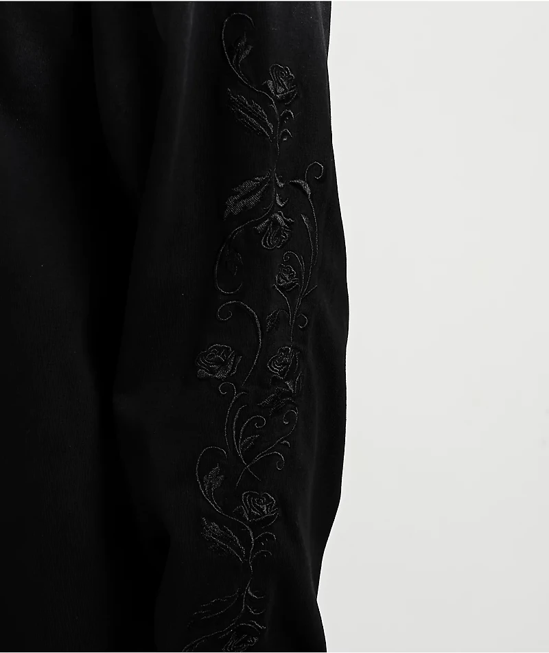 Primitive Nightfall Black Wash Heavyweight Long Sleeve T-Shirt