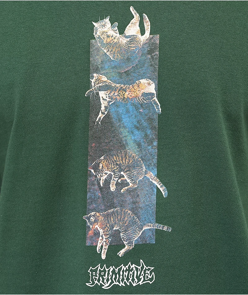 Primitive Nine Lives Forest Green T-Shirt