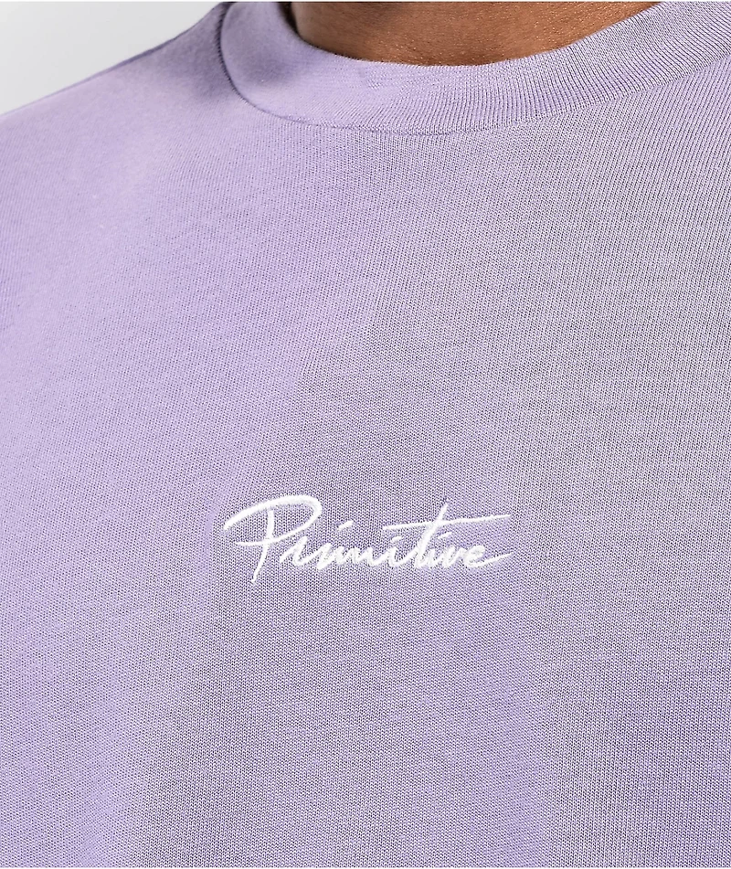 Primitive Nuevo Core Premium Lavender T-Shirt