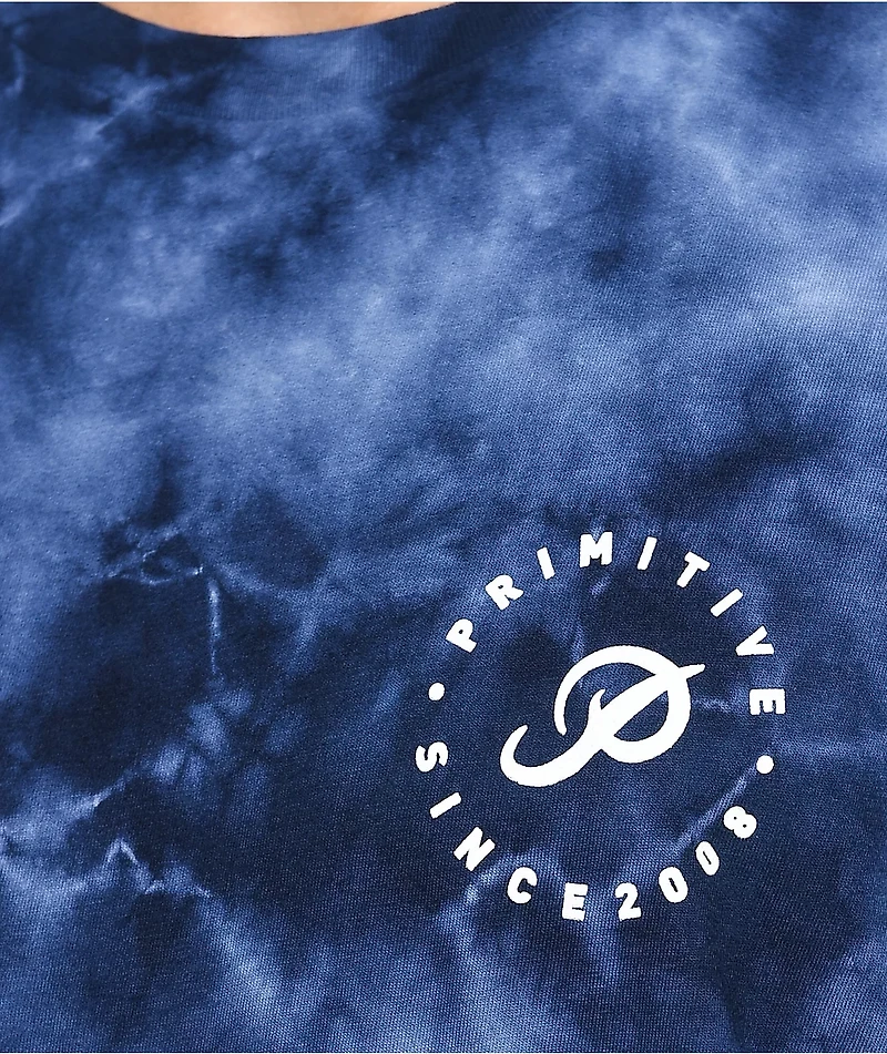 Primitive Orbit Crystal Washed Navy T-Shirt